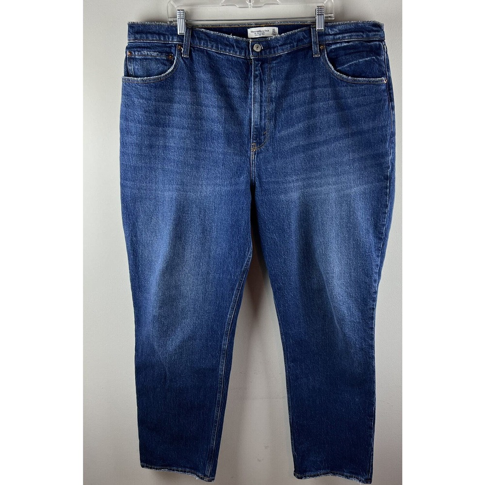 Abercrombie & Fitch Jeans Curve Love 90s Ultra Straight High Rise Size 35/20